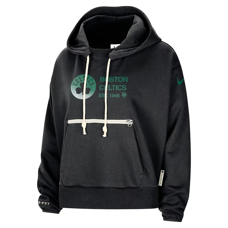 Nike Boston Celtics Courtside Standard Issue Performance Pullover Hoodie