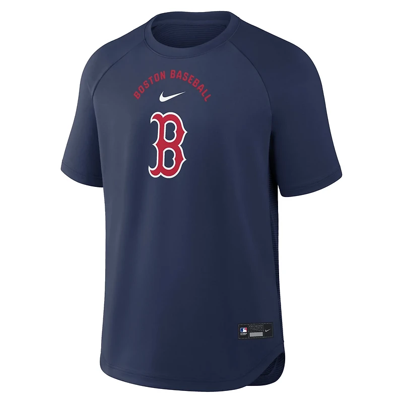 Nike Boston Red Sox Authentic Collection Batting Practice Pre-Game Raglan Dri-FIT Top