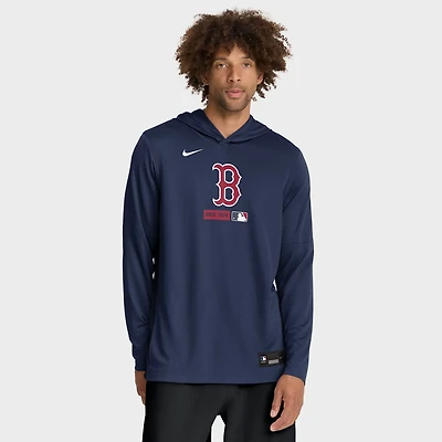 Nike Boston Red Sox Authentic Collection Dri-FIT Long Sleeve Hooded T-Shirt