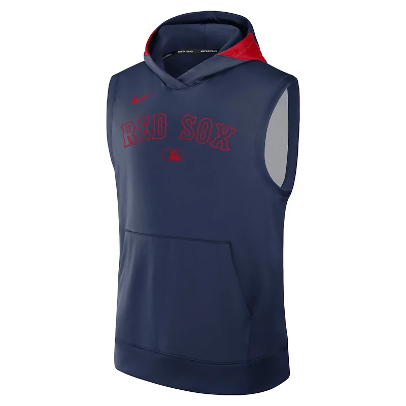 Nike Boston Red Sox Authentic Collection Performance Sleeveless Pullover Hoodie
