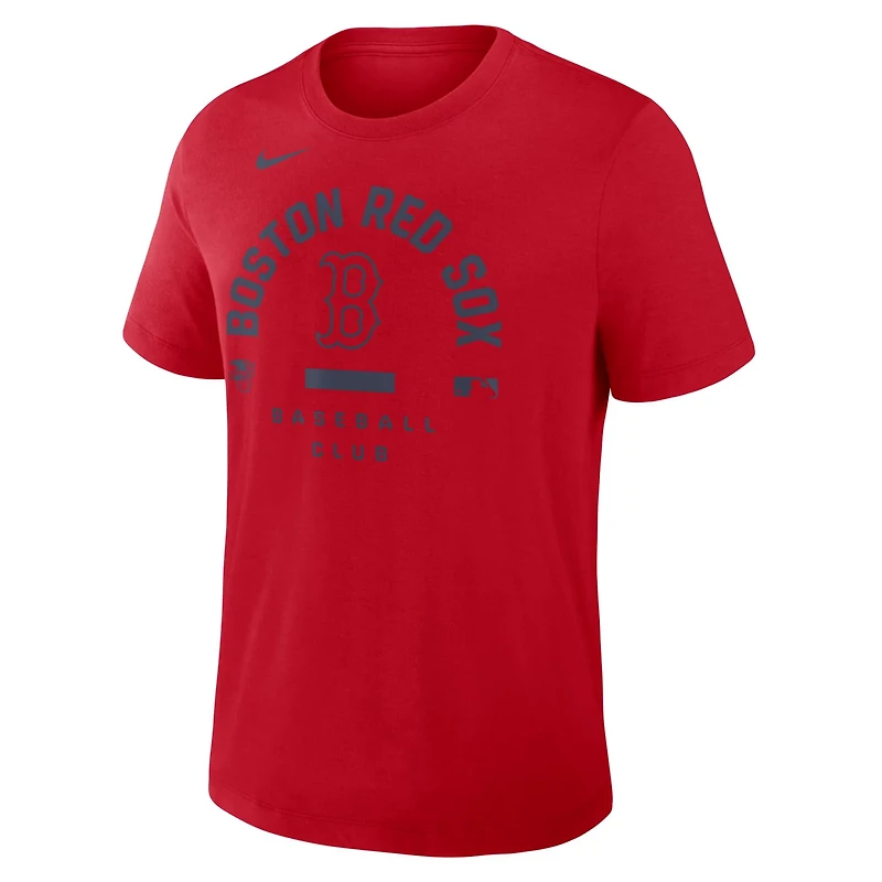 Nike Boston Sox Authentic Collection Early Work Tri-Blend Dri-FIT T-Shirt