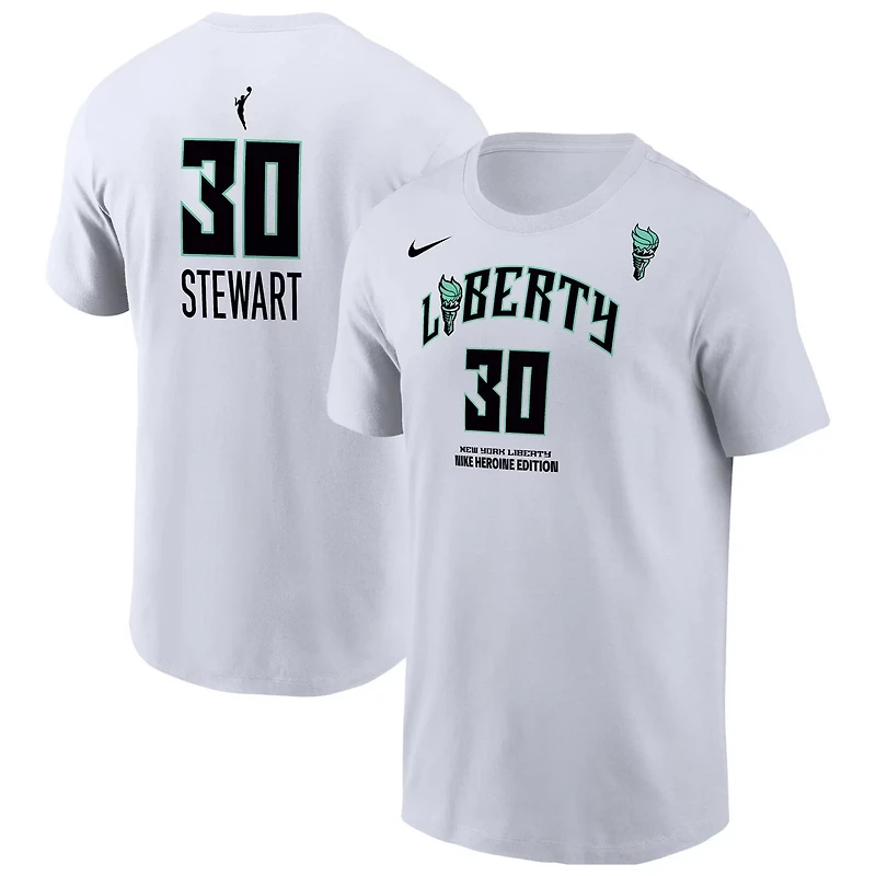 Nike Breanna Stewart New York Liberty Heroine Edition Name  Number T-Shirt