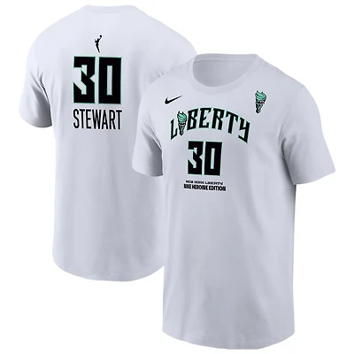 Nike Breanna Stewart New York Liberty Heroine Edition Name  Number T-Shirt