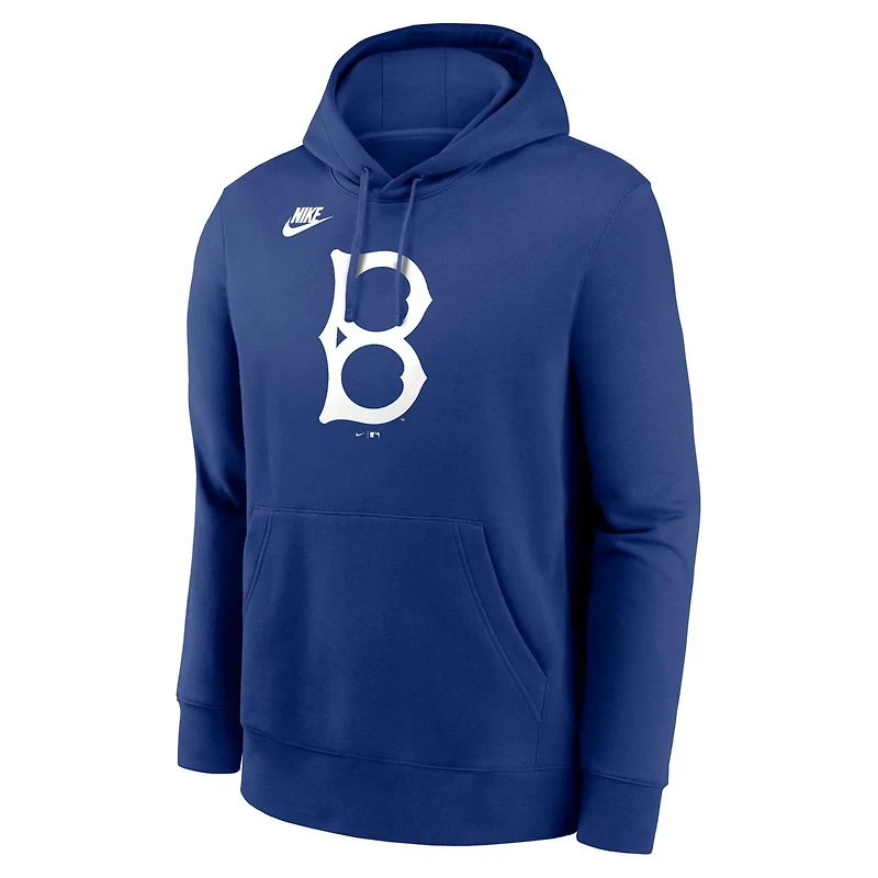Nike Brooklyn Dodgers Cooperstown Collection Logo Club Pullover Hoodie