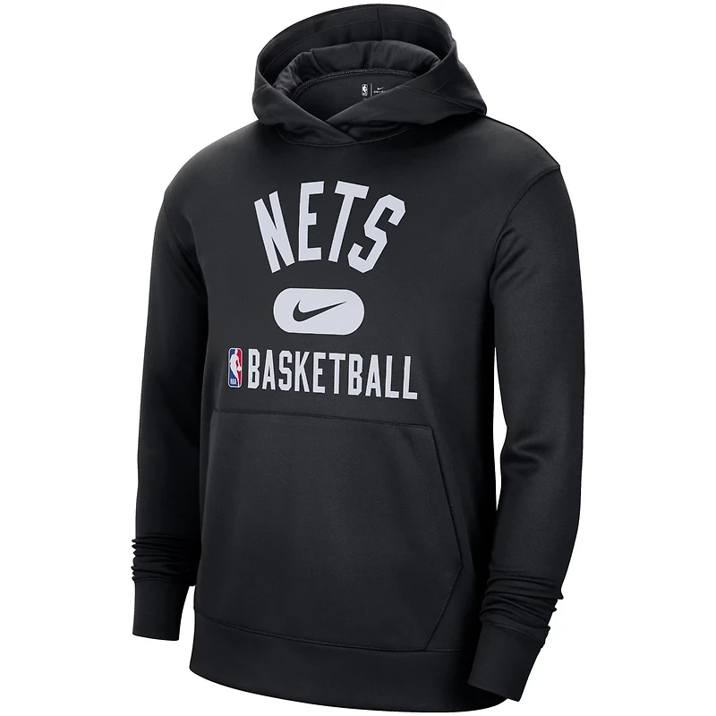 Nike Brooklyn Nets 2021-2022 Spotlight On Court Performance Practice Pullover Hoodie
