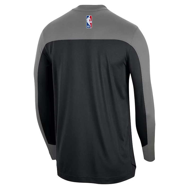Nike Brooklyn Nets 2024 25 Authentic Pre-Game Legend Long Sleeve Shooting Shirt