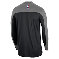 Nike Brooklyn Nets 2024 25 Authentic Pre-Game Legend Long Sleeve Shooting Shirt