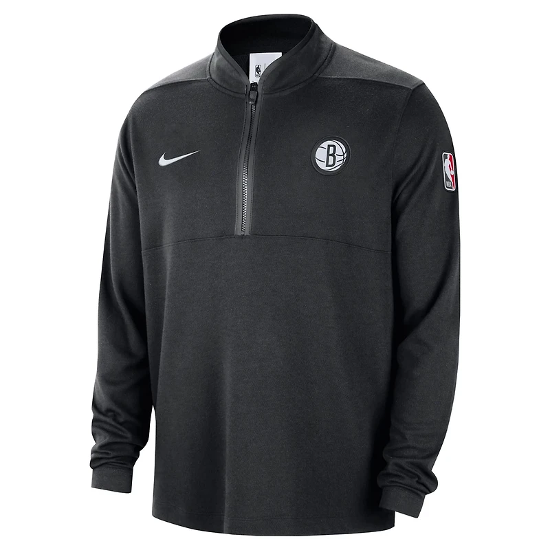 Nike Brooklyn Nets 2024 25 Courtside Performance Half-Zip Top