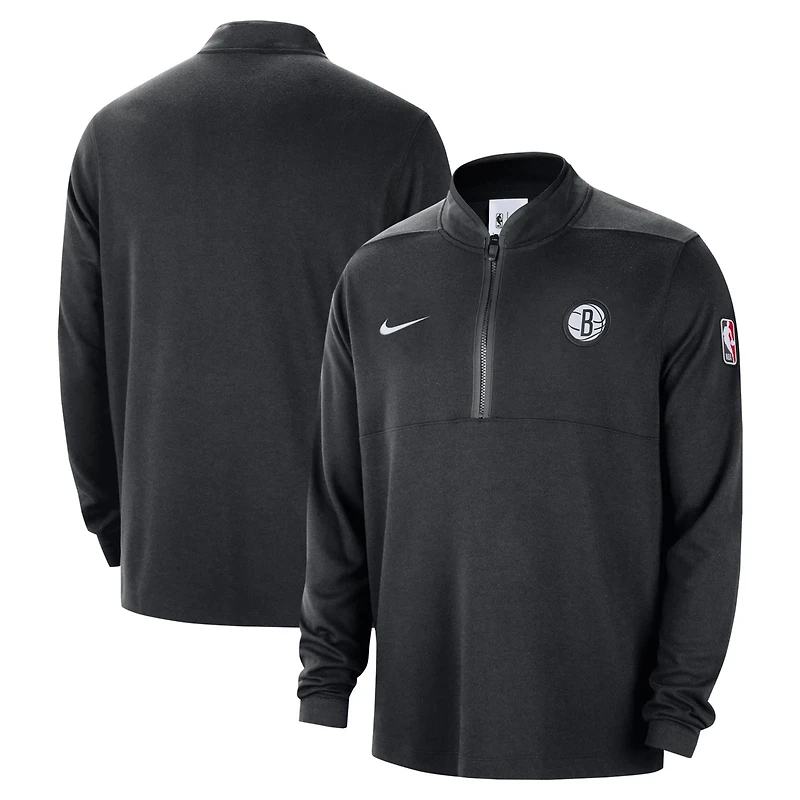 Nike Brooklyn Nets 2024 25 Courtside Performance Half-Zip Top