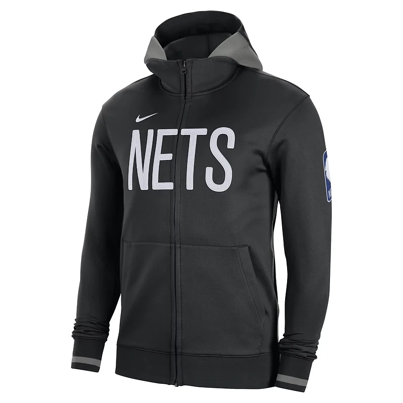 Nike Brooklyn Nets Authentic Showtime Performance Full-Zip Hoodie