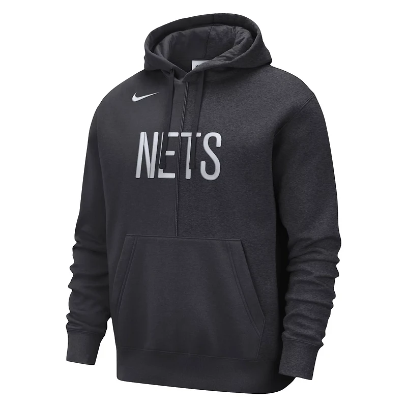 Nike Brooklyn Nets Courtside Versus Stitch Split Pullover Hoodie