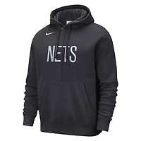 Nike Brooklyn Nets Courtside Versus Stitch Split Pullover Hoodie