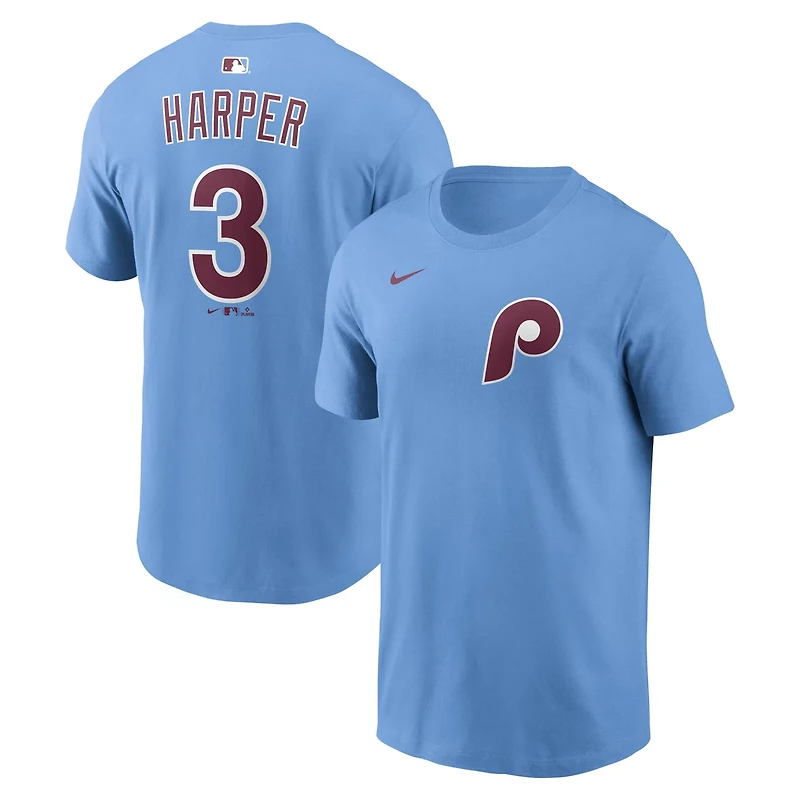 Nike Bryce Harper Light Philadelphia Phillies Name Number T-Shirt
