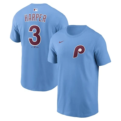 Nike Bryce Harper Light Philadelphia Phillies Name  Number T-Shirt