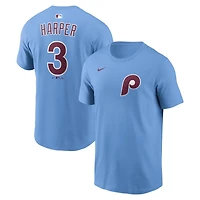 Nike Bryce Harper Light Philadelphia Phillies Name  Number T-Shirt