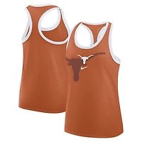 Nike Burnt Texas Longhorns Primetime Racerback Tri-Blend Tank Top