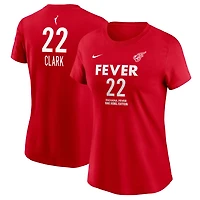 Nike Caitlin Clark Indiana Fever 2024 WNBA Draft Rebel Edition Player Name  Number T-Shirt