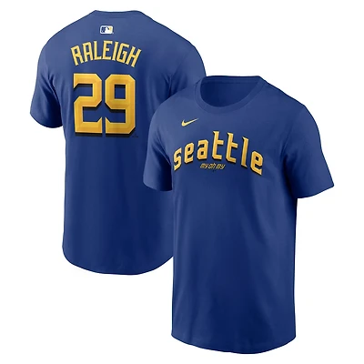 Nike Cal Raleigh Seattle Mariners City Connect Name  Number T-Shirt