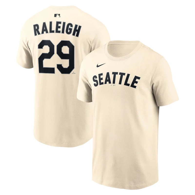 Nike Cal Raleigh Seattle Mariners Name Number T-Shirt
