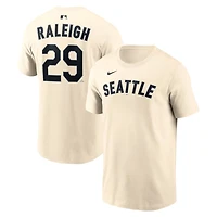 Nike Cal Raleigh Seattle Mariners Name Number T-Shirt
