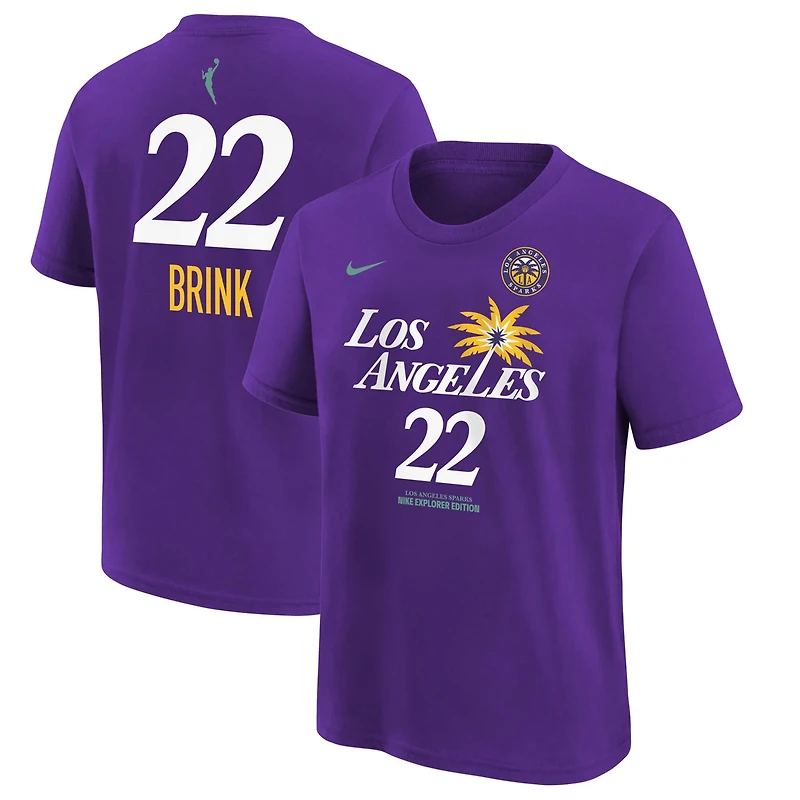 Nike Cameron Brink Los Angeles Sparks 2024 WNBA Draft Name Number T-Shirt