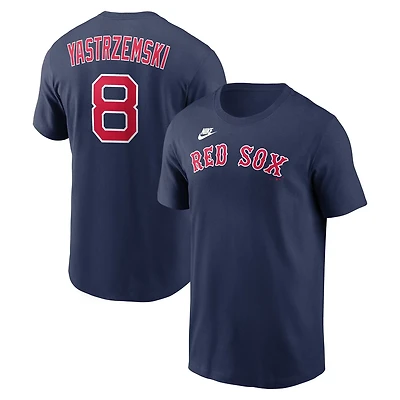 Nike Carl Yastrzemski Boston Red Sox Cooperstown Collection Name  Number T-Shirt