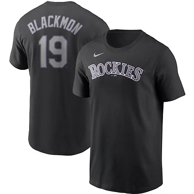Nike Charlie mon Colorado Rockies Name  Number T-Shirt