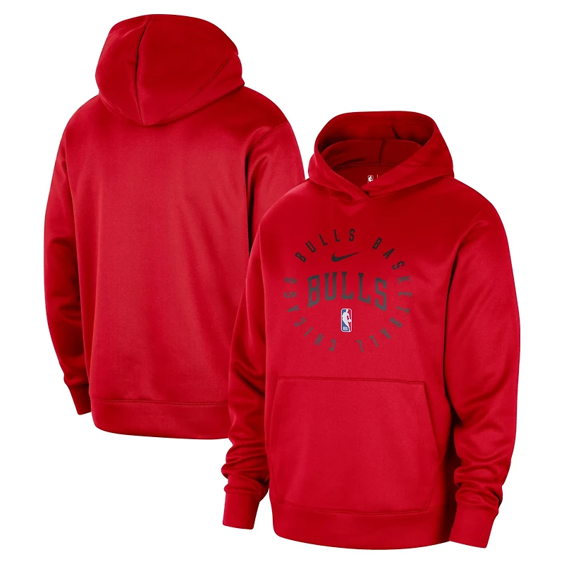 Nike Chicago Bulls 2024 25 Spotlight On-Court Practice Performance Pullover Hoodie