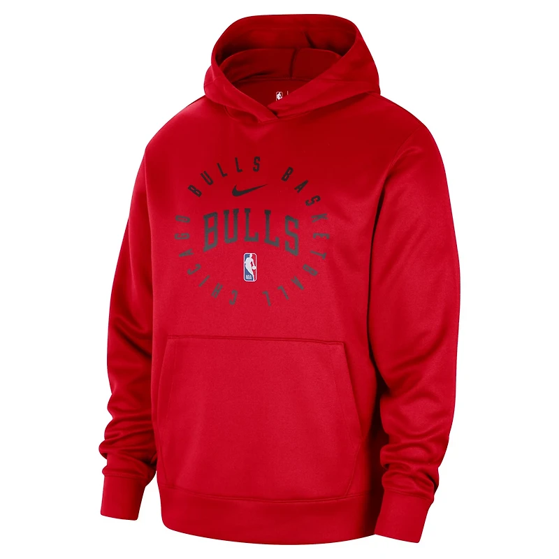 Nike Chicago Bulls 2024 25 Spotlight On-Court Practice Performance Pullover Hoodie