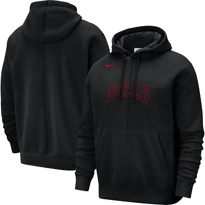 Nike Chicago Bulls Courtside Versus Stitch Split Pullover Hoodie