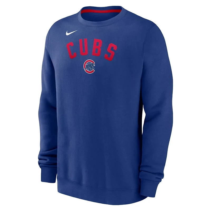 Nike Chicago Cubs Classic Fleece Performance Pullover Sweatshirt