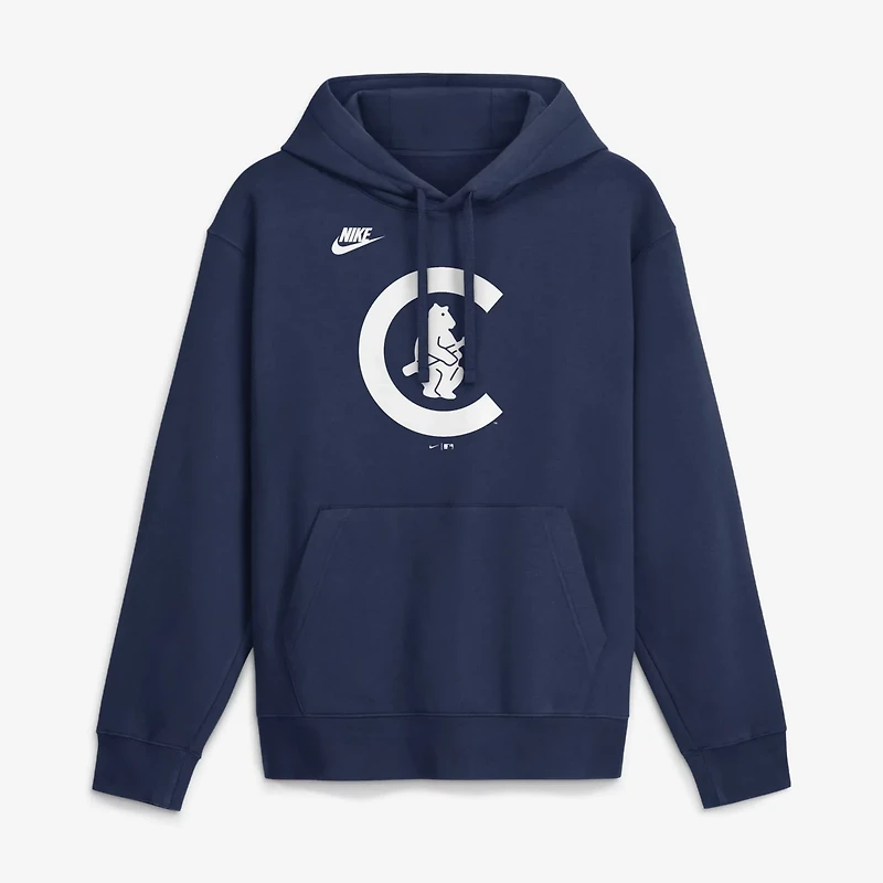 Nike Chicago Cubs Cooperstown Collection Logo Club Hoodie