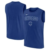 Nike Chicago Cubs Knockout Performance Muscle Tank Top
