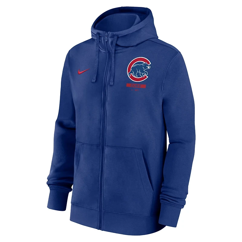 Nike Chicago Cubs Primetime Lockup Full-Zip Hoodie