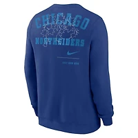 Nike Chicago Cubs Statement Ball Game Fleece Pullover Sweatshirt