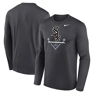 Nike Chicago Sox Icon Legend Performance Long Sleeve T-Shirt