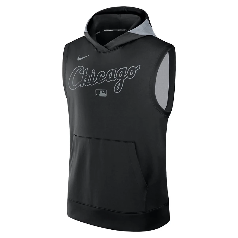 Nike Chicago White Sox Authentic Collection Dri-FIT Sleeveless Hoodie