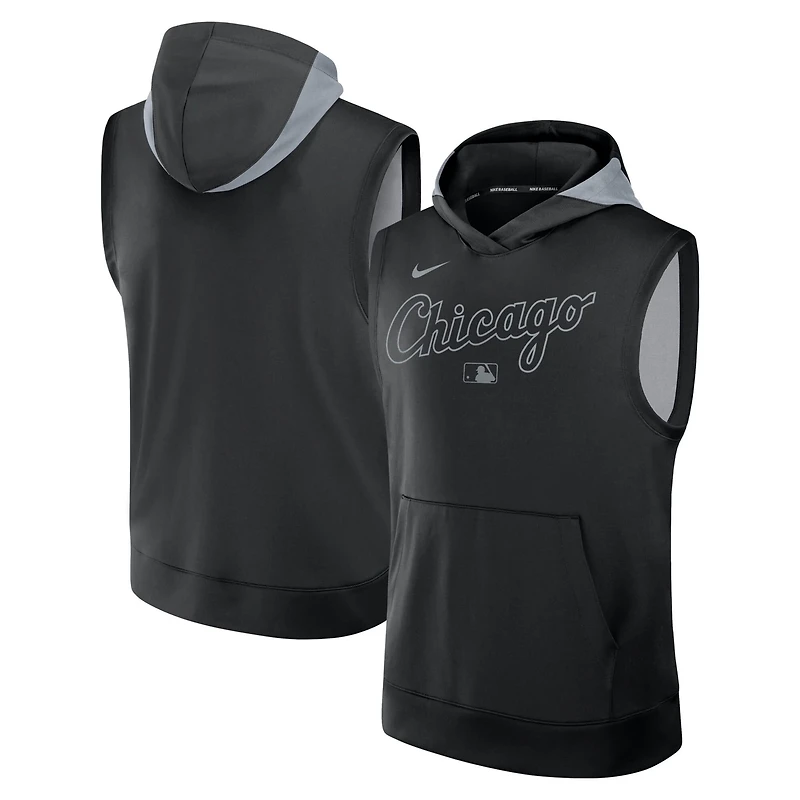 Nike Chicago White Sox Authentic Collection Dri-FIT Sleeveless Hoodie