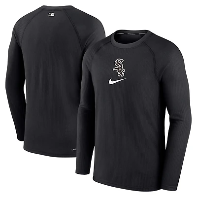 Nike Chicago White Sox Authentic Collection Game Raglan Performance Long Sleeve T-Shirt
