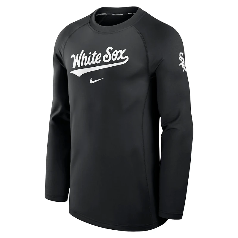 Nike Chicago White Sox Authentic Collection Game Time Raglan Performance Long Sleeve T-Shirt