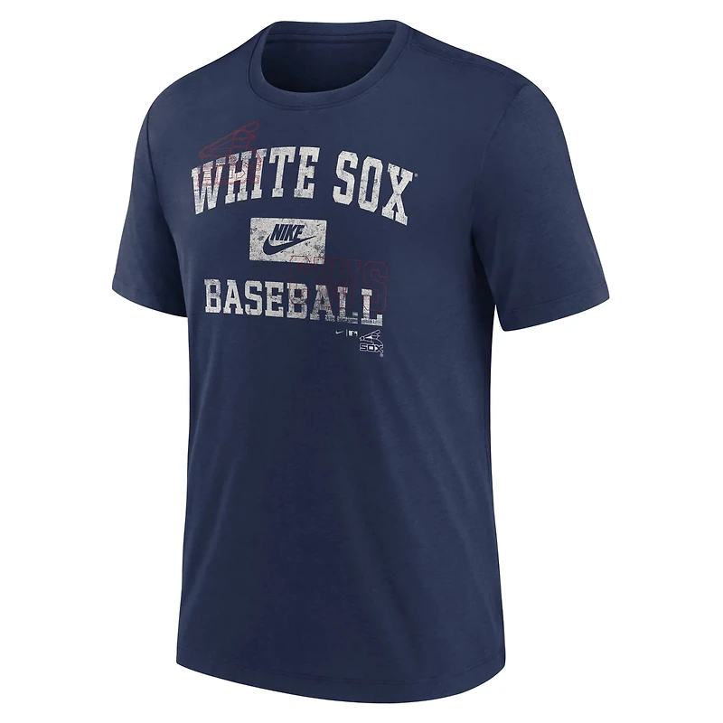 Nike Chicago White Sox Cooperstown Collection Arch Tri-Blend T-Shirt
