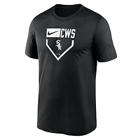 Nike Chicago White Sox Home Plate Icon Legend Performance T-Shirt