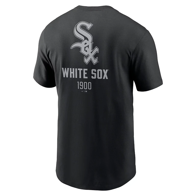 Nike Chicago White Sox Large Logo Back Stack T-Shirt