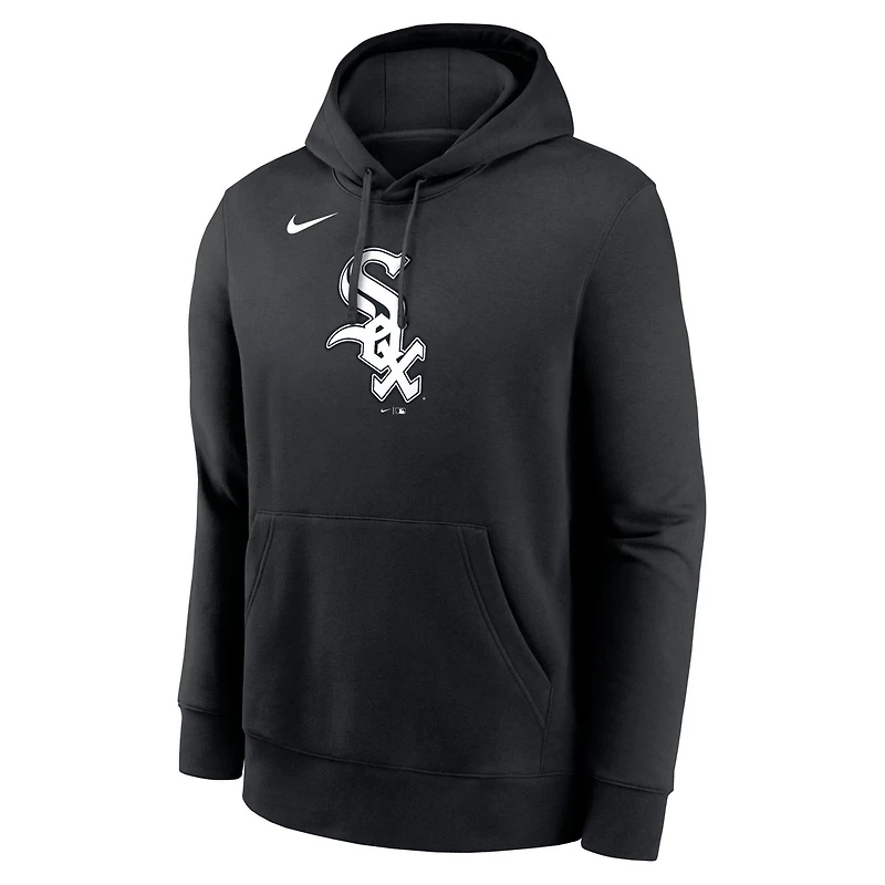 Nike Chicago White Sox Logo Club Fleece Pullover Hoodie