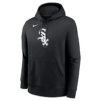 Nike Chicago White Sox Logo Club Fleece Pullover Hoodie