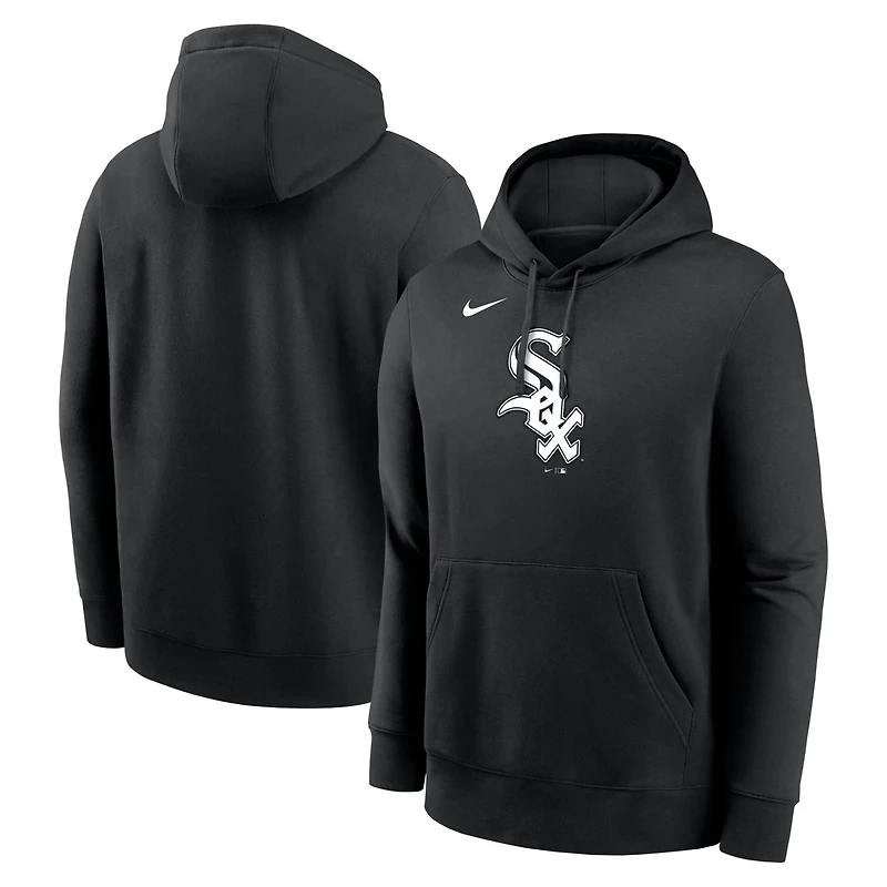 Nike Chicago White Sox Logo Club Fleece Pullover Hoodie