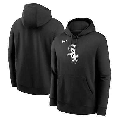 Nike Chicago White Sox Logo Club Fleece Pullover Hoodie