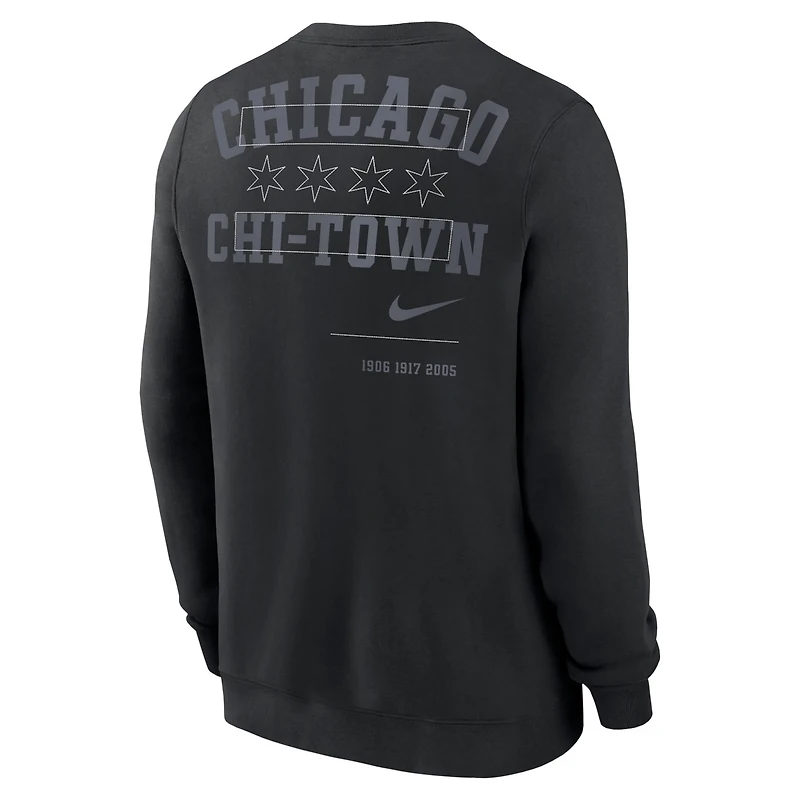 Nike Chicago White Sox Statement Ball Game Fleece Pullover Sweatshirt