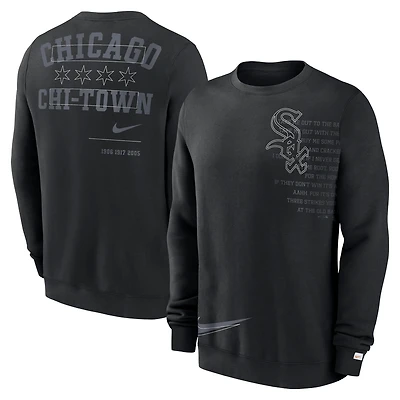 Nike Chicago White Sox Statement Ball Game Fleece Pullover Sweatshirt