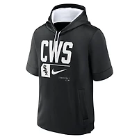 Nike Chicago White Sox Tri Code Lockup Short Sleeve Pullover Hoodie